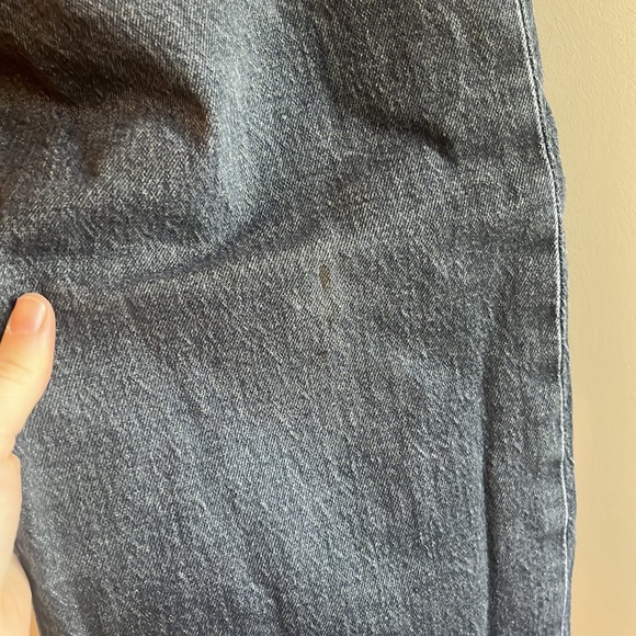 Black Ribcage Straight Levi Jeans - Picture 6 of 6